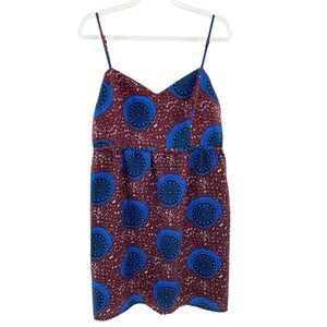 Forever 21 Womens Retro Sundress Mod Spaghetti Strap Casual Dress Size M Lined‎